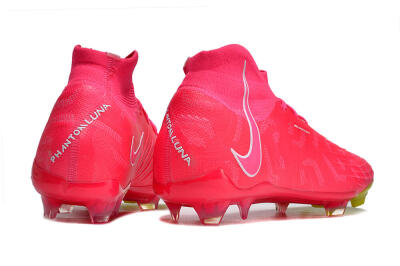 Nike Phantom Luna Elite NU FG Firm Ground Soccer Cleats - Pink/White/Yellow