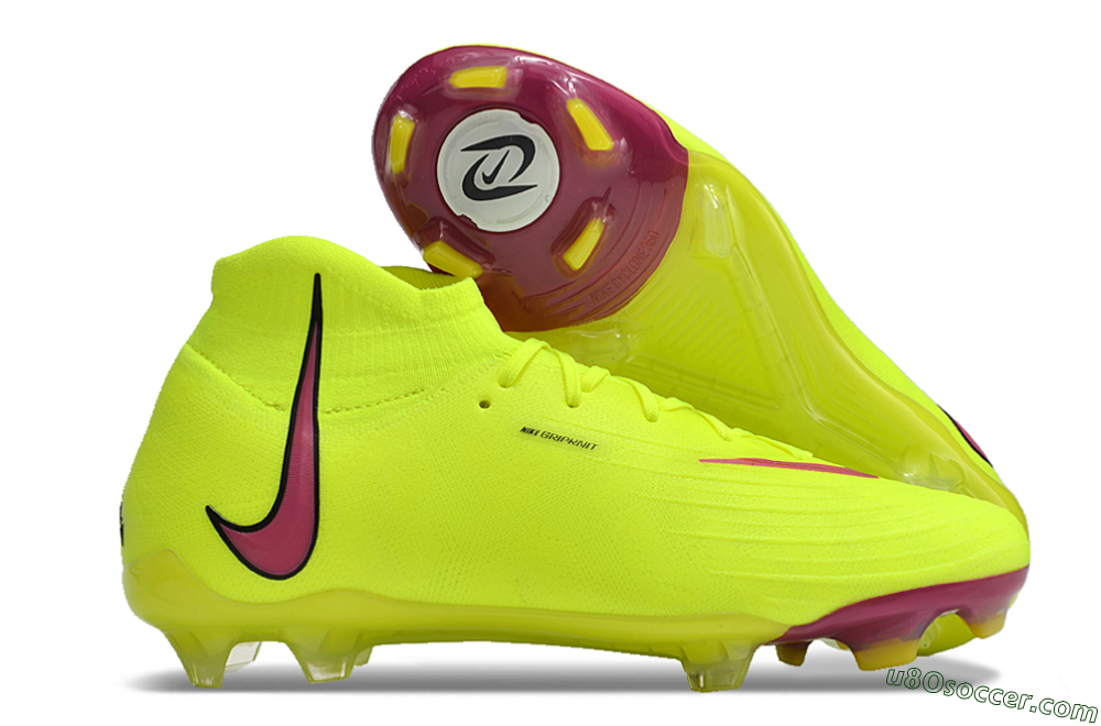 Nike Phantom Luna Elite NU FG Firm Ground Soccer Cleats - Yellow/Red/Black 1