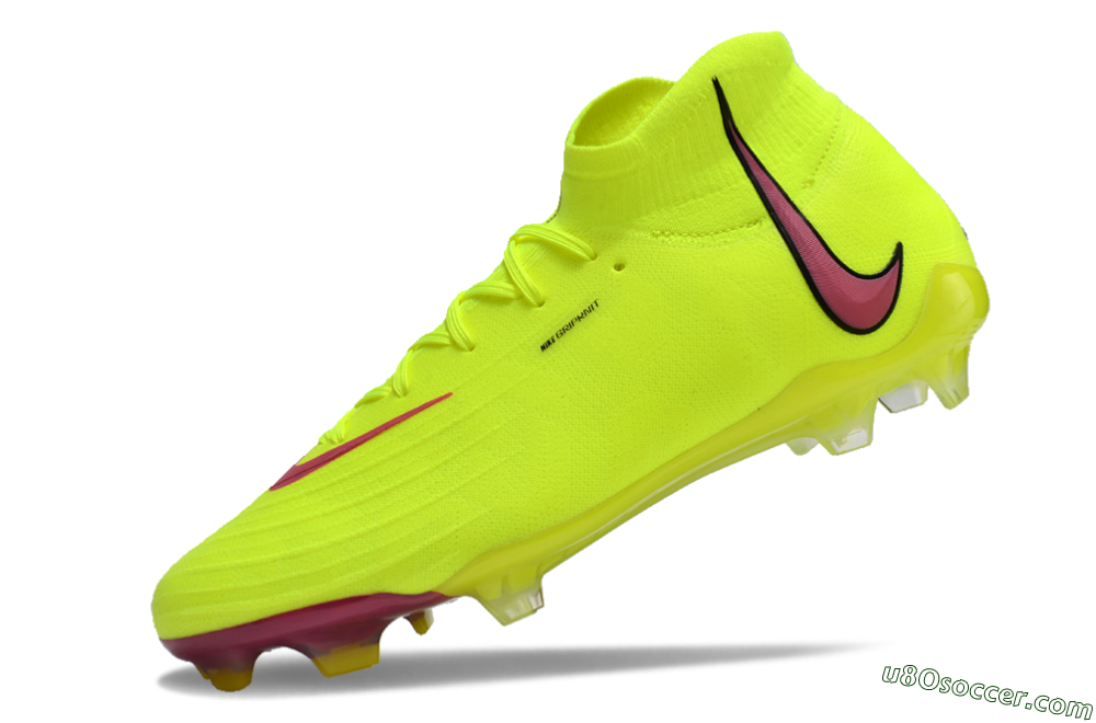 Nike Phantom Luna Elite NU FG Firm Ground Soccer Cleats - Yellow/Red/Black 5