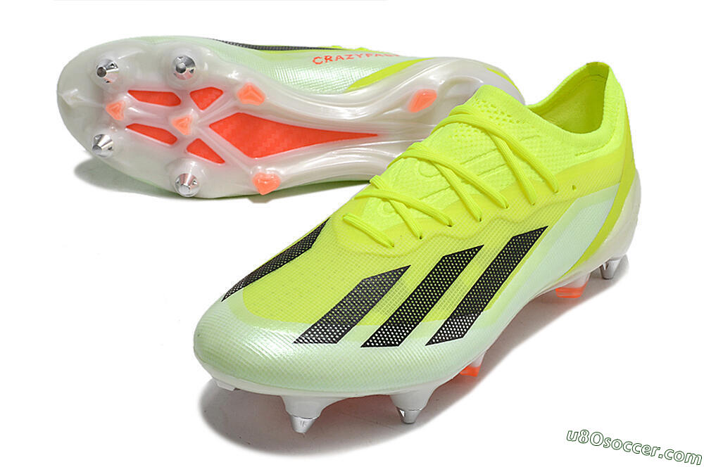 Adidas X Crazyfast.1 SG Soft Ground Soccer Cleats - Yellow/Black/Red 3
