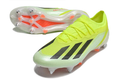 Adidas X Crazyfast.1 SG Soft Ground Soccer Cleats - Yellow/Black/Red