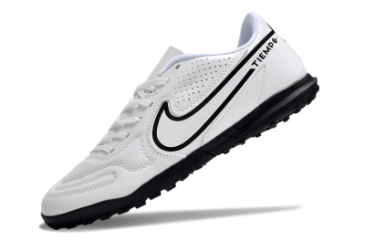 Nike Tiempo Legend 9 Club TF Artificial Turf Soccer Shoes - White/Black