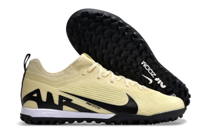 Nike Air Zoom Mercurial Vapor 15 Pro TF Artificial Turf Soccer Shoes - Beige/Black/White