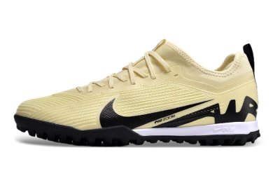 Nike Air Zoom Mercurial Vapor 15 Pro TF Artificial Turf Soccer Shoes - Beige/Black/White