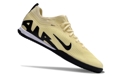 Nike Air Zoom Mercurial Vapor 15 Pro IC Indoor & Futsal Soccer Shoes - Beige/Black/White