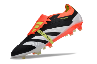 Adidas Predator Elite Foldover Tongue FG Firm Ground Soccer Cleats - Black/White/Red