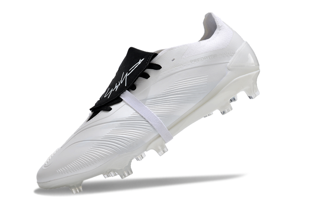 Adidas Predator Elite Foldover Tongue FG Firm Ground Soccer Cleats - White/Black 5