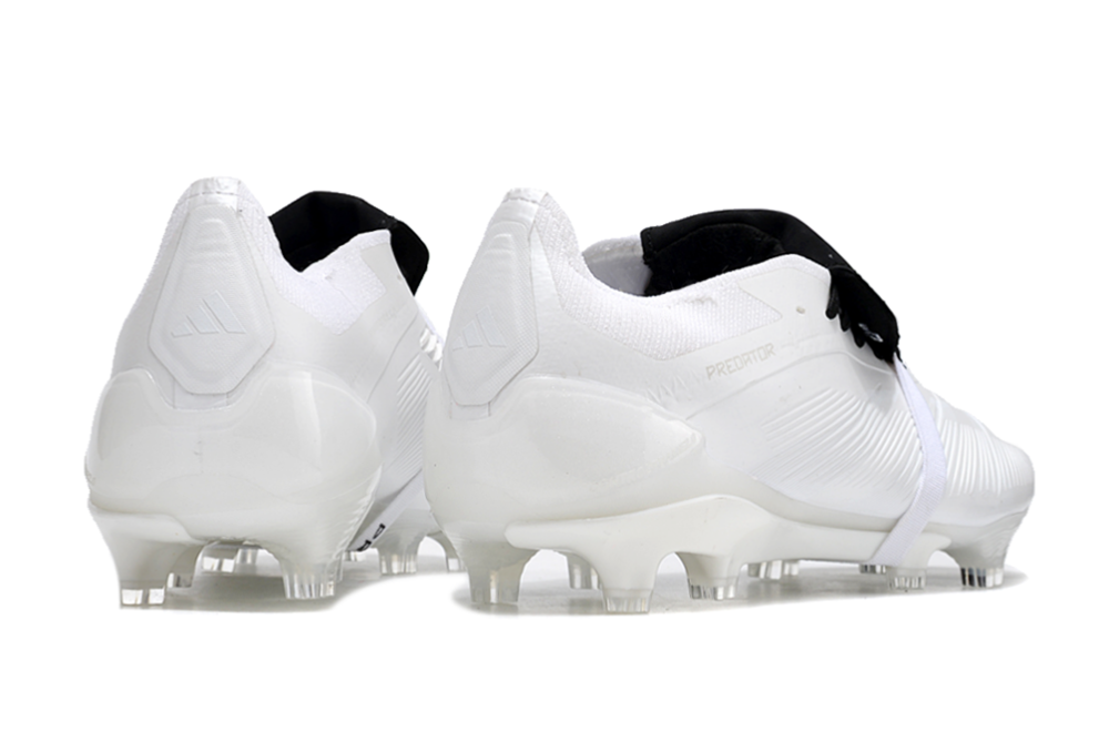 Adidas Predator Elite Foldover Tongue FG Firm Ground Soccer Cleats - White/Black 6
