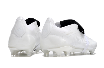 Adidas Predator Elite Foldover Tongue FG Firm Ground Soccer Cleats - White/Black