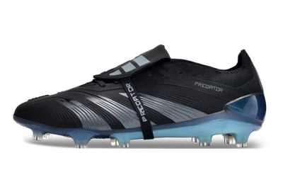 Adidas Predator Elite Foldover Tongue FG Firm Ground Soccer Cleats - Black/Silver/Jade