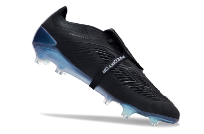 Adidas Predator Elite Foldover Tongue FG Firm Ground Soccer Cleats - Black/Silver/Jade