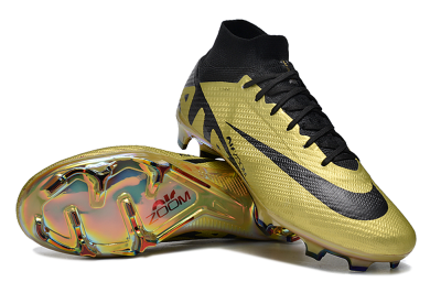 Nike Air Zoom Mercurial Superfly 9 Elite FG Firm Ground Soccer Cleats - Gold/Black