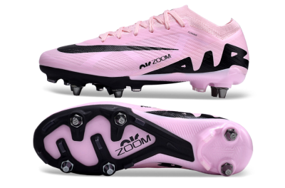 Nike Air Zoom Mercurial Vapor 15 Elite Pro SG Soft Ground Soccer Cleats - Pink/Black