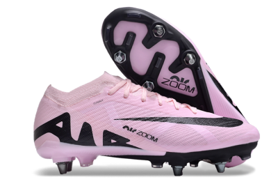 Nike Air Zoom Mercurial Vapor 15 Elite Pro SG Soft Ground Soccer Cleats - Pink/Black