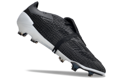 Adidas Predator Elite Foldover Tongue FG Firm Ground Soccer Cleats - Black/White