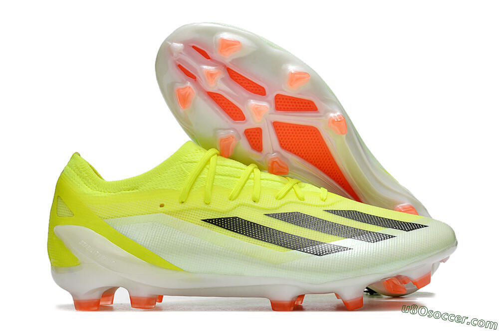Adidas X Crazyfast.1 FG Firm Ground Soccer Cleats - Yellow/Black/Orange 1