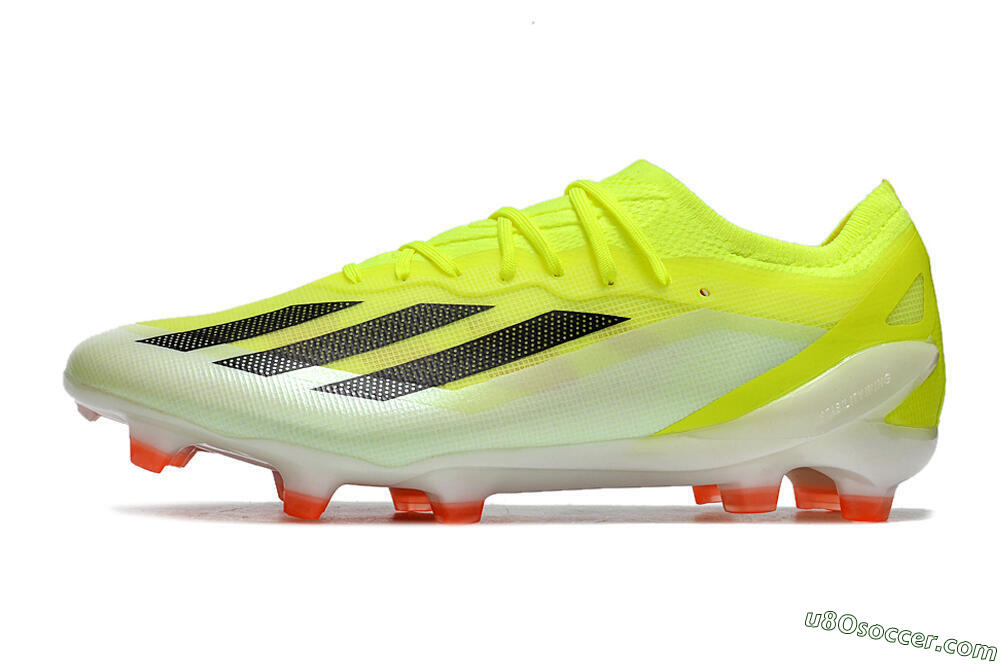 Adidas X Crazyfast.1 FG Firm Ground Soccer Cleats - Yellow/Black/Orange 2