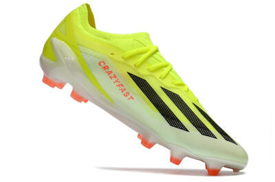 Adidas X Crazyfast.1 FG Firm Ground Soccer Cleats - Yellow/Black/Orange