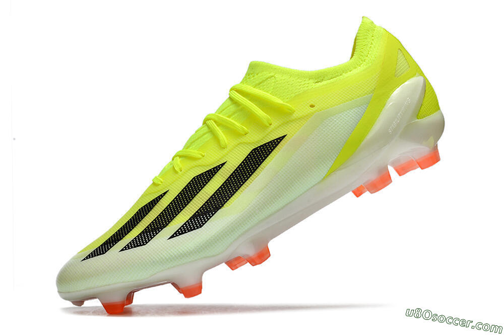 Adidas X Crazyfast.1 FG Firm Ground Soccer Cleats - Yellow/Black/Orange 5