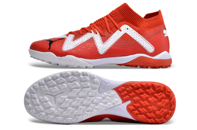 Puma Future Ultimate TF Artificial Turf Soccer Shoes - Red/White/Black