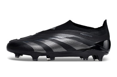 Adidas Predator Accuracy+ FG Firm Ground Soccer Cleats - Black/Dark Blue