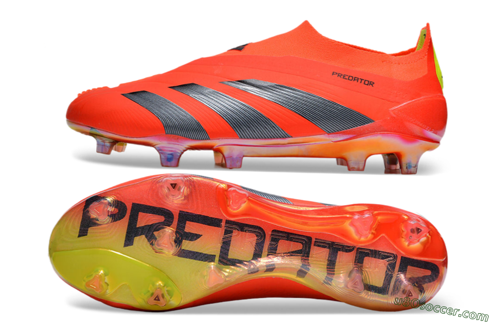 Adidas Predator Accuracy+ FG Firm Ground Soccer Cleats - Red/Black/Blue 0