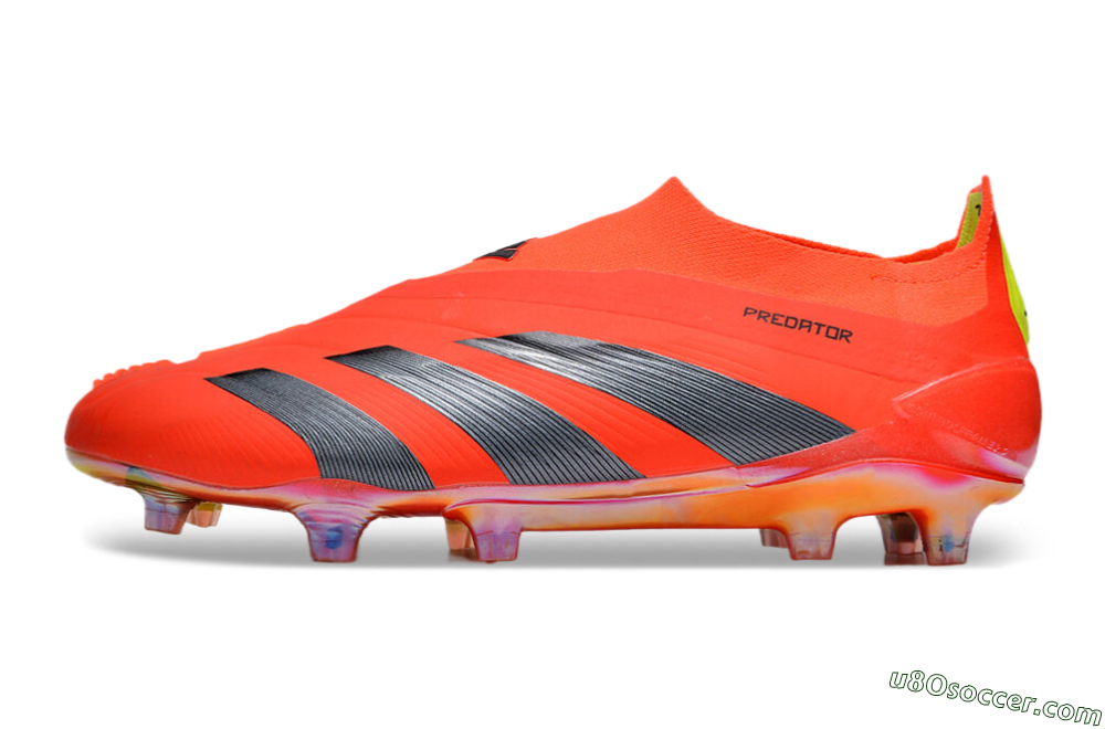 Adidas Predator Accuracy+ FG Firm Ground Soccer Cleats - Red/Black/Blue 2
