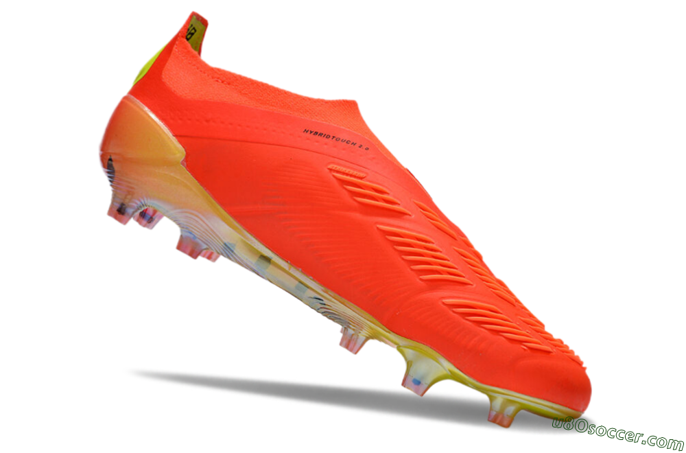 Adidas Predator Accuracy+ FG Firm Ground Soccer Cleats - Red/Black/Blue 4