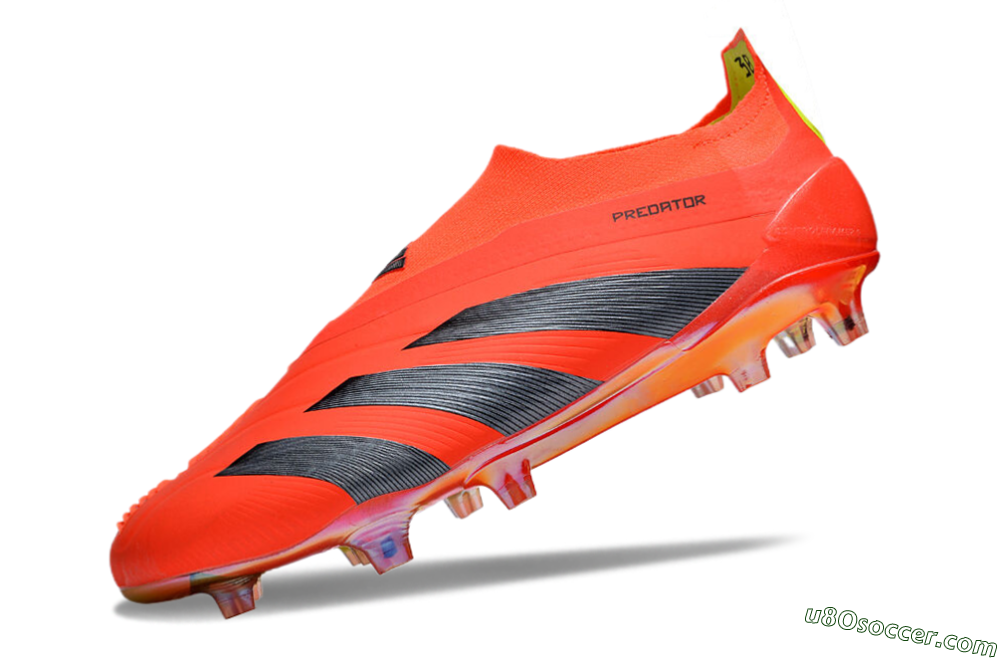 Adidas Predator Accuracy+ FG Firm Ground Soccer Cleats - Red/Black/Blue 5