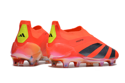 Adidas Predator Accuracy+ FG Firm Ground Soccer Cleats - Red/Black/Blue
