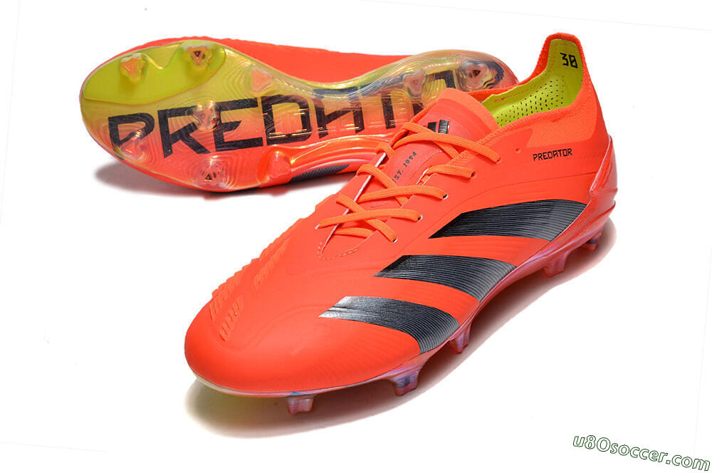 Adidas Predator Accuracy.1 FG Firm Ground Soccer Cleats - Red/Black/Blue 3