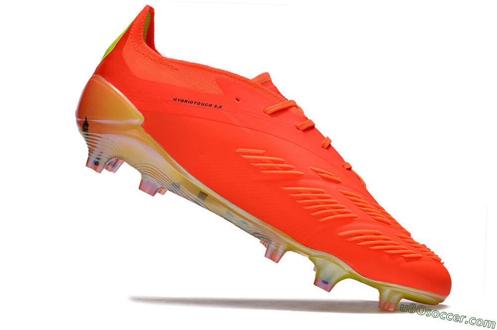Adidas Predator Accuracy.1 FG Firm Ground Soccer Cleats - Red/Black/Blue 4