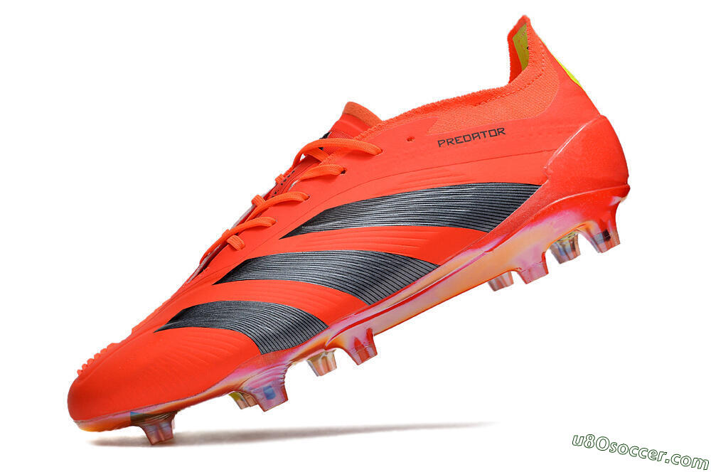 Adidas Predator Accuracy.1 FG Firm Ground Soccer Cleats - Red/Black/Blue 5