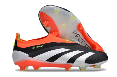 Adidas Predator Accuracy+ FG Firm Ground Soccer Cleats - Black/White/Red
