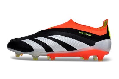 Adidas Predator Accuracy+ FG Firm Ground Soccer Cleats - Black/White/Red