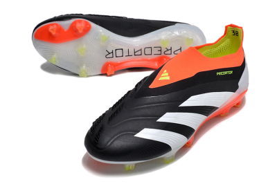Adidas Predator Accuracy+ FG Firm Ground Soccer Cleats - Black/White/Red