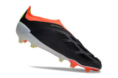 Adidas Predator Accuracy+ FG Firm Ground Soccer Cleats - Black/White/Red