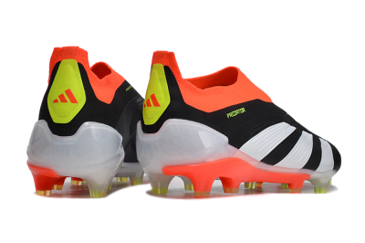 Adidas Predator Accuracy+ FG Firm Ground Soccer Cleats - Black/White/Red