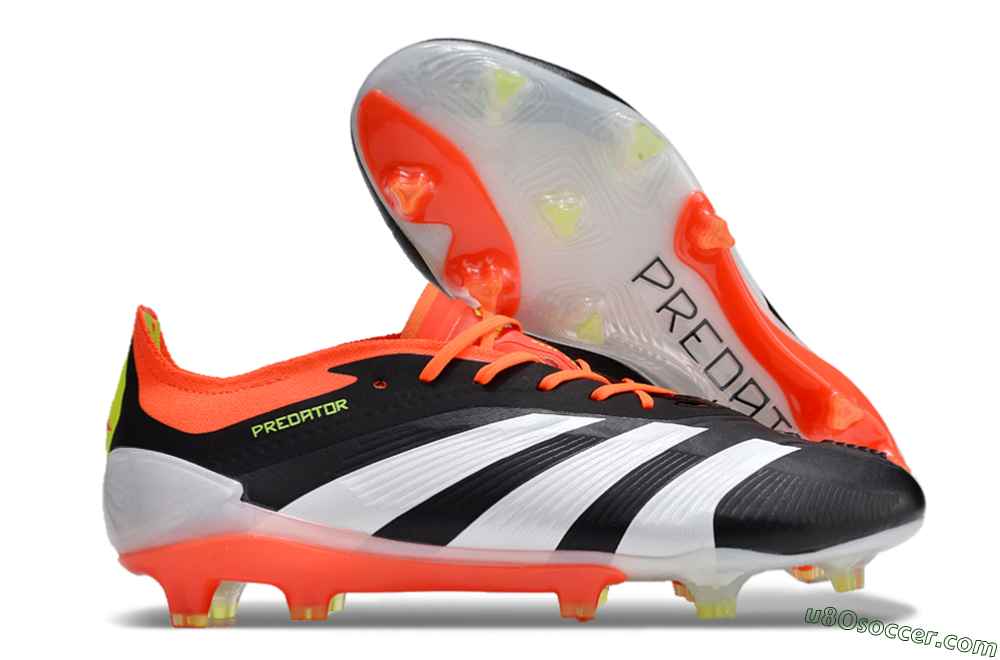 Adidas Predator Accuracy.1 FG Firm Ground Soccer Cleats - Black/White/Red 1