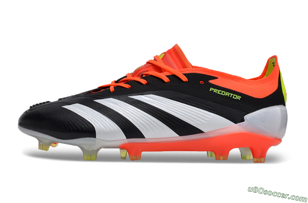 Adidas Predator Accuracy.1 FG Firm Ground Soccer Cleats - Black/White/Red 2