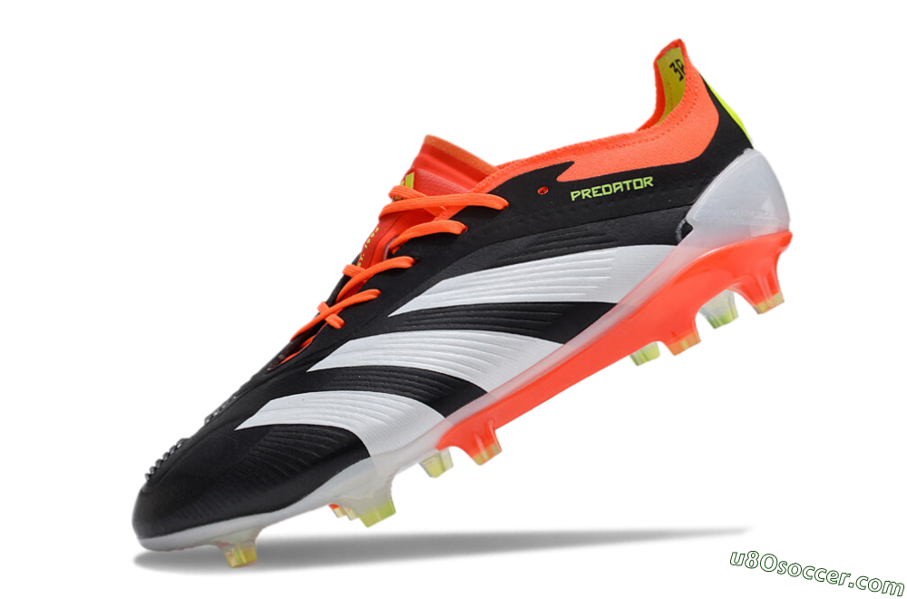 Adidas Predator Accuracy.1 FG Firm Ground Soccer Cleats - Black/White/Red 5