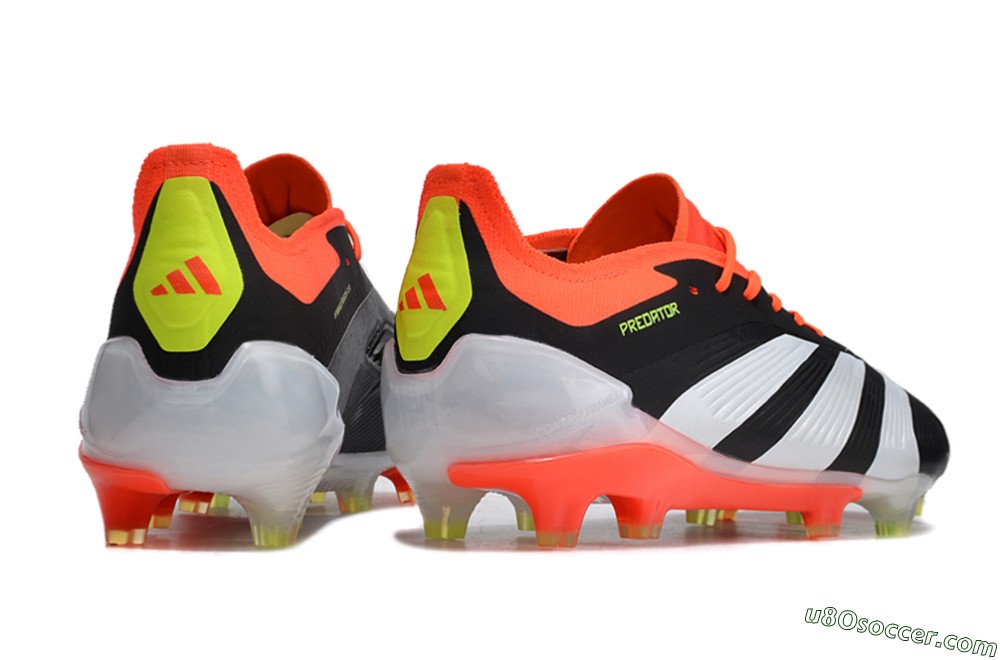 Adidas Predator Accuracy.1 FG Firm Ground Soccer Cleats - Black/White/Red 6
