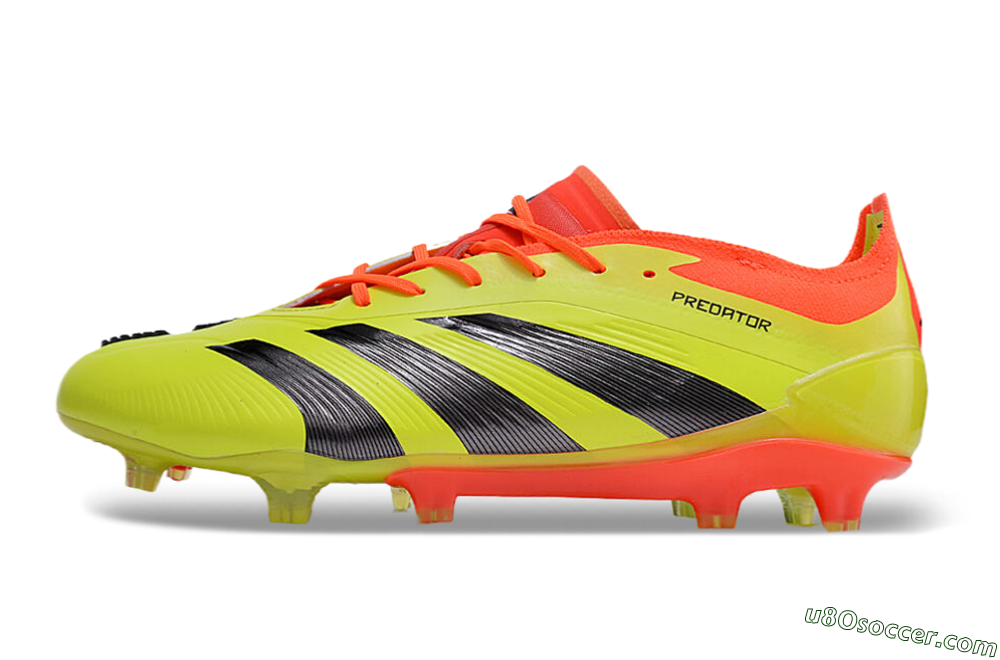 Adidas Predator Accuracy.1 FG Firm Ground Soccer Cleats - Green/Red/Black 2