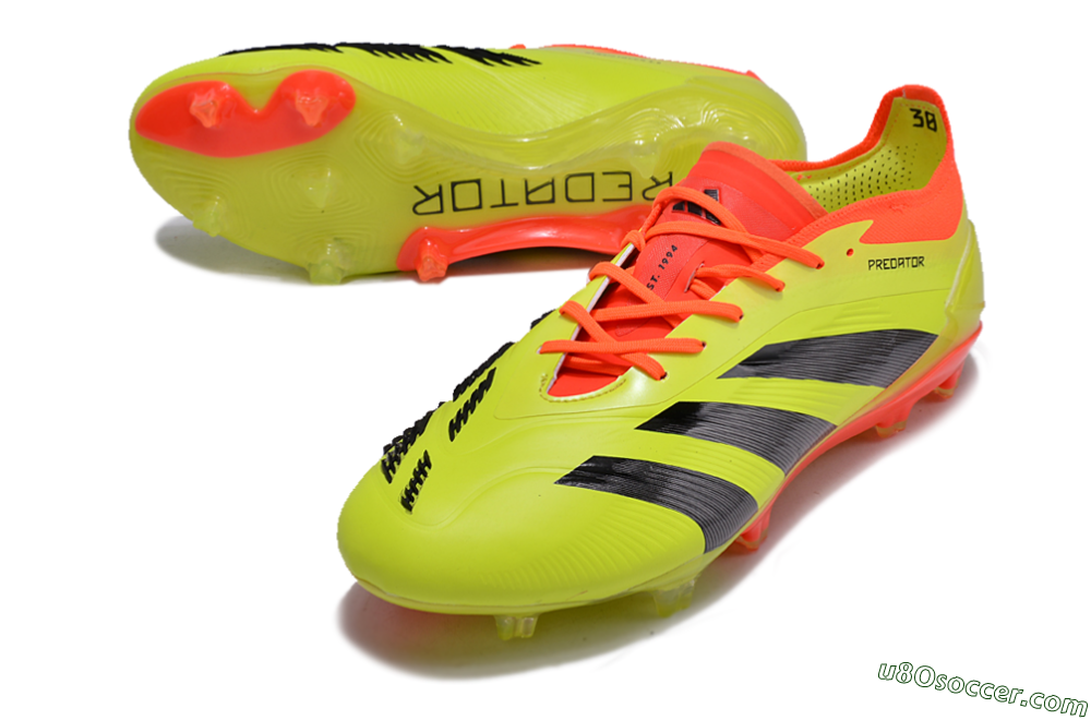 Adidas Predator Accuracy.1 FG Firm Ground Soccer Cleats - Green/Red/Black 3
