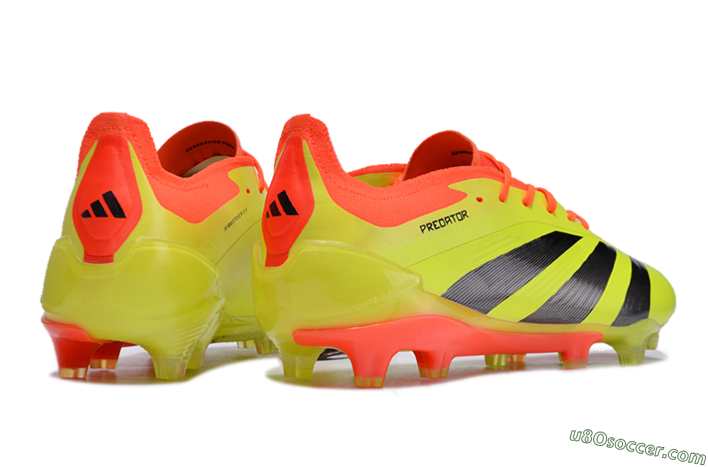 Adidas Predator Accuracy.1 FG Firm Ground Soccer Cleats - Green/Red/Black 6