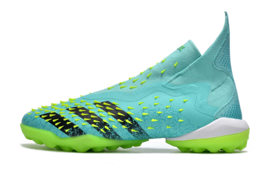 Adidas Predator Freak+ TF Artificial Turf Soccer Shoes - Blue/Black/Yellow