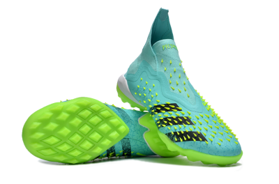 Adidas Predator Freak+ TF Artificial Turf Soccer Shoes - Blue/Black/Yellow