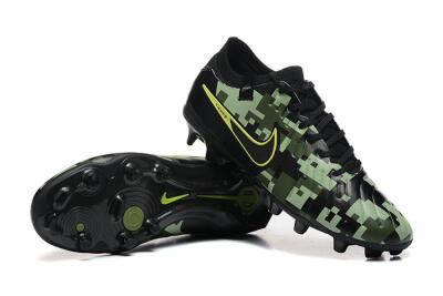 Nike Tiempo Legend 10 Elite FG Firm Ground Soccer Cleats - Black/Camo/Yellow
