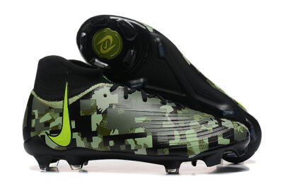 Nike Phantom Luna Elite NU FG Firm Ground Soccer Cleats - Black/Camo/Yellow