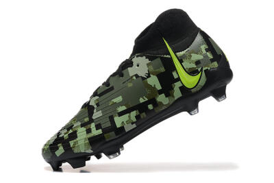 Nike Phantom Luna Elite NU FG Firm Ground Soccer Cleats - Black/Camo/Yellow